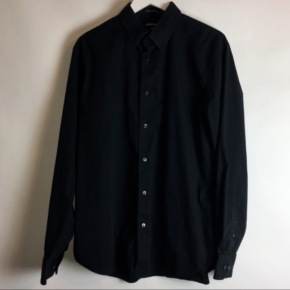 Express 1MX Men's Long Sleeve Button Up Shirt XL